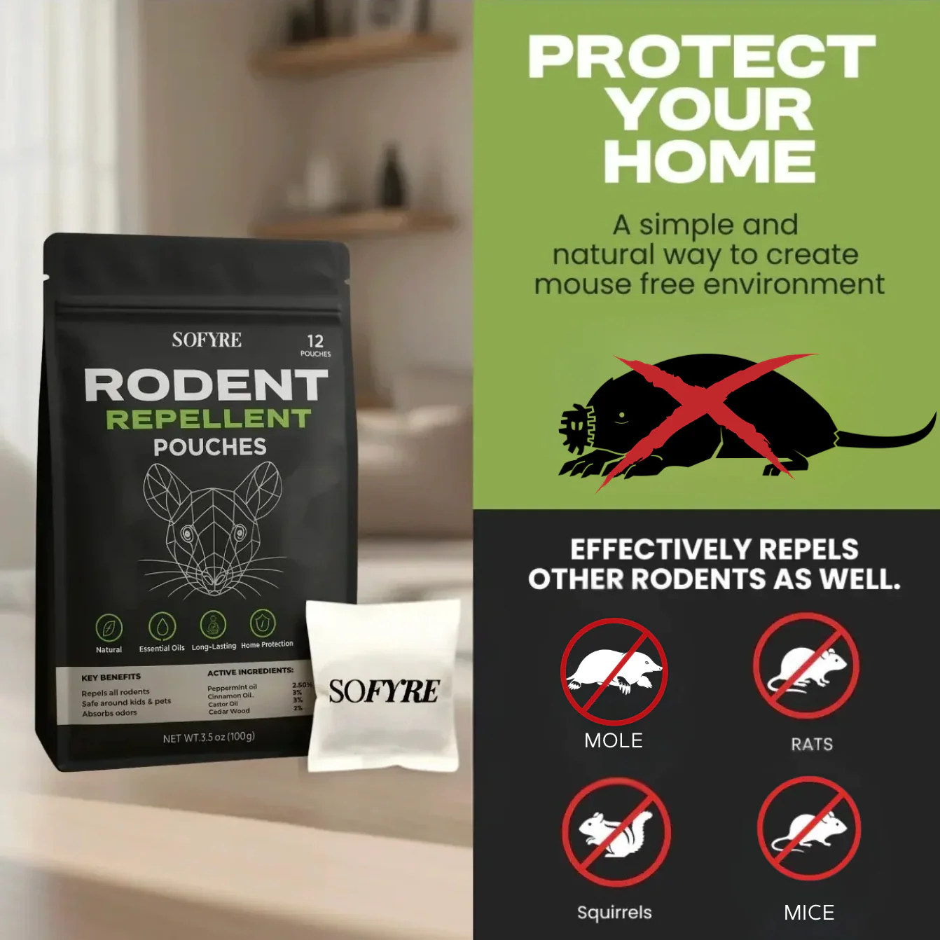 Mole Repellent Pouches (Snap) - Image 2